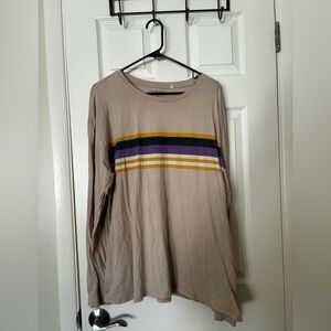 PacSun Basics Tan V-Neck Tee